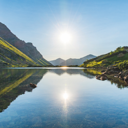 Wasser und Berge in der Hohen Tatra. Foto: Christian Grayer